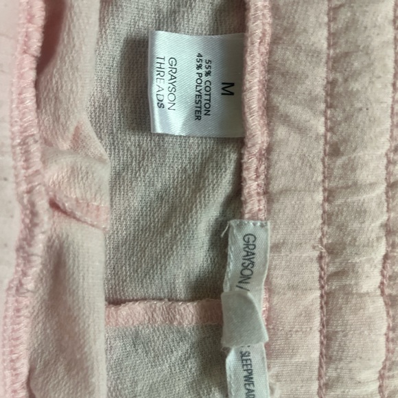 Pajama Shorts Grayson Threads Junior Medium Peach - Picture 2 of 2